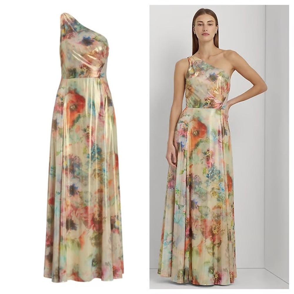 Ralph Lauren Multicolor Metallic Dress